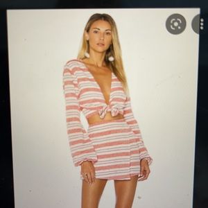 Lovers & Friends pink/white Two-Piece set